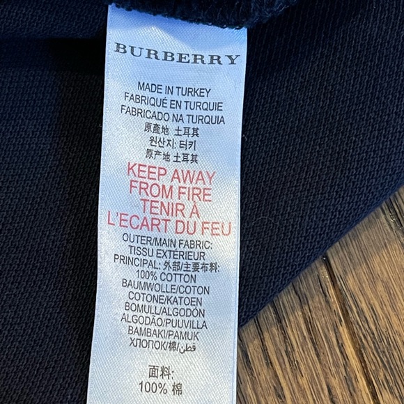 BURBERRY Pique Cotton Polo Shirt - Picture 9 of 10